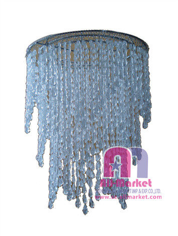 Ceiling bead chandeliers