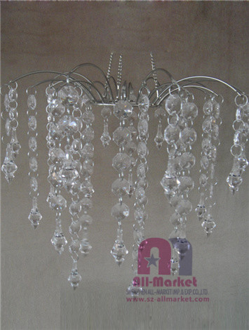 Acrylic wedding chandelier