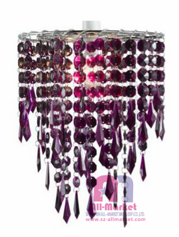 Acrylic beads chandelier