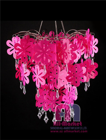 Pink Chandelier Lamps