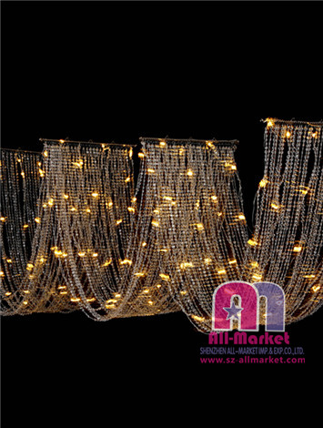 LED Plastic Beaded Curtain AM138B