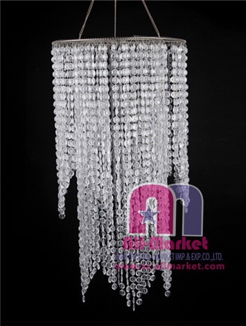 Plastic Beaded Chandeliers AM2409ALA