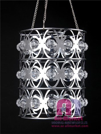 Acrylic beaded chandelier