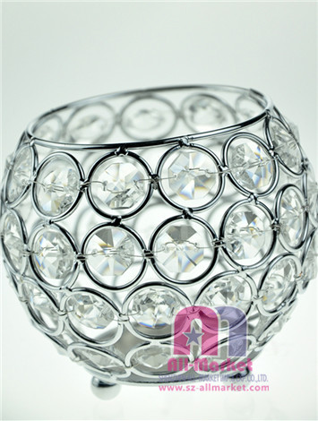 Crystal Beads Candle Holder
