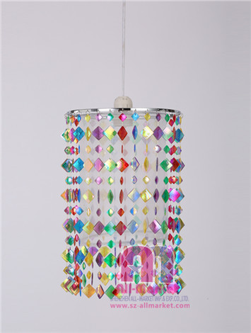 Colorful beads chandelier