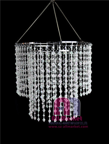 Plastic Beaded Chandelier