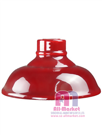 Red Glass Lamp Shade