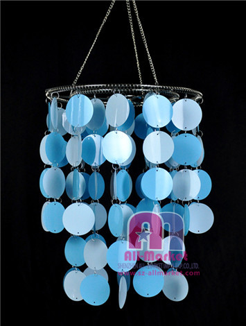 ceiling lampshade blue