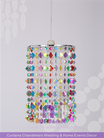 Colored Beads Chandelier