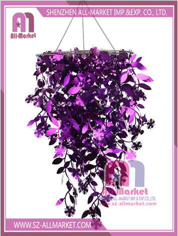 Wedding PVC Lampshade Purple