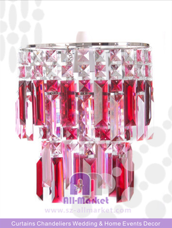 Pink Crystal Chandelier AMC929-4