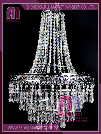 Wedding Plastic Chandelier AMC138LA-6