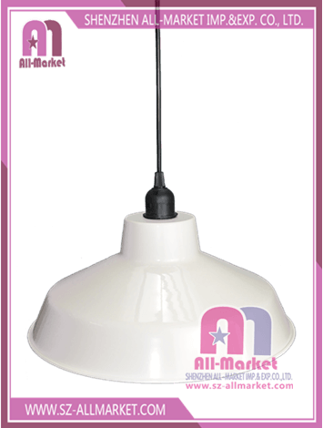 White Metal Lamp Shade AMC1303W