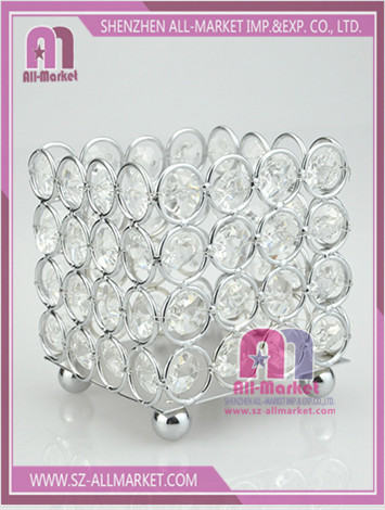 Crystal Beaded Candle Holder
