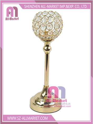 Golden Metal Candle Holder ZSG17510