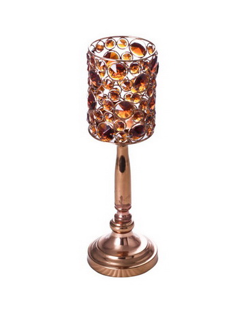 Acrylic Amber Candle Holder