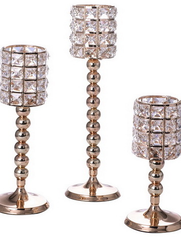 Crystal Beads Candlestick Set ZSG17727