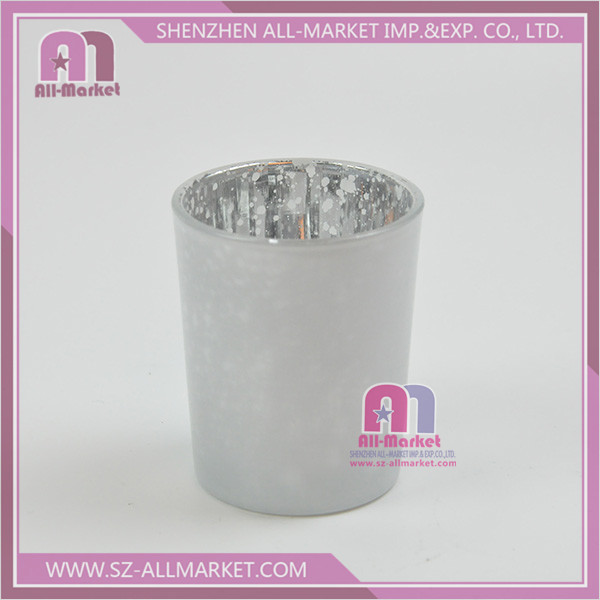 The starry sky glass candle cup plating silver.jpg