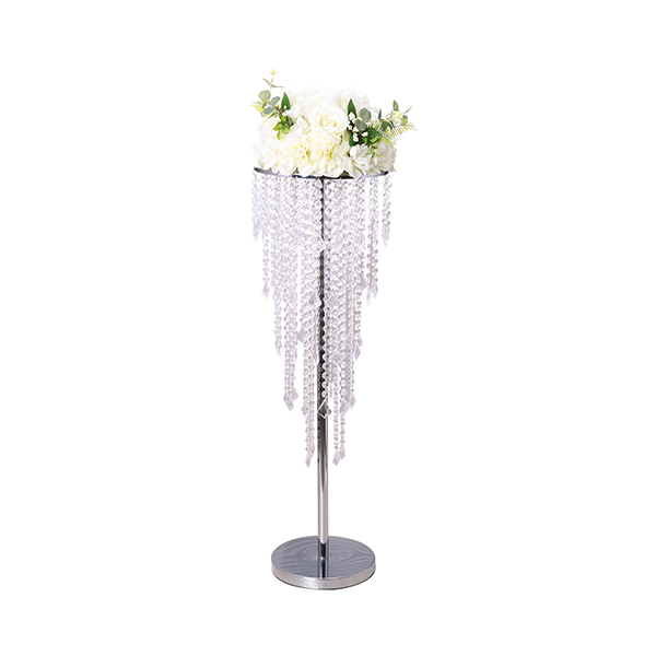 Elegant European Style Tall Crystal Wedding Flower Stand