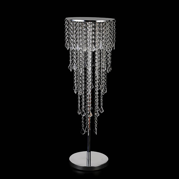 Elegant European Style Crystal Wedding Pillar Decoration